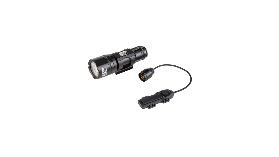 Smith &amp; Wesson Delta Force RM-10 LED Weapon Flashlight, 500 Lumens, M-LOK/KeyMod, 1 x CR123, Black, 1083420, EDEMO1