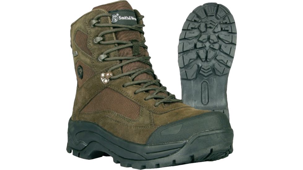 Smith &amp; Wesson Mens Tracker Waterproof Boot, Brown, Size 9.5R SW54-9.5R