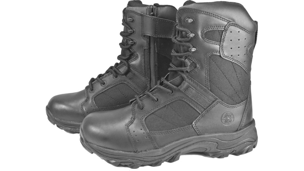 Smith &amp; Wesson Performance 8 inch SW18 Side Zip Boots, 9.5 Regular