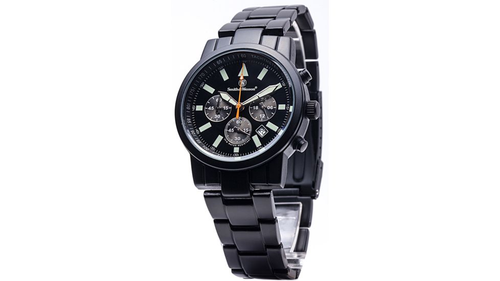 Smith &amp; Wesson Pilot Watch - Chronograph, Black SWW-169 SWW-169