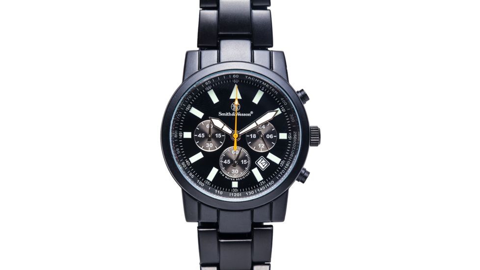 Smith &amp; Wesson Pilot Watch - Chronograph, Black SWW-169 SWW-169