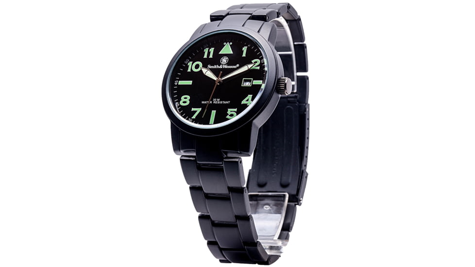 Smith &amp; Wesson Pilot Watch - Round Face, Black SWW-167 SWW-167
