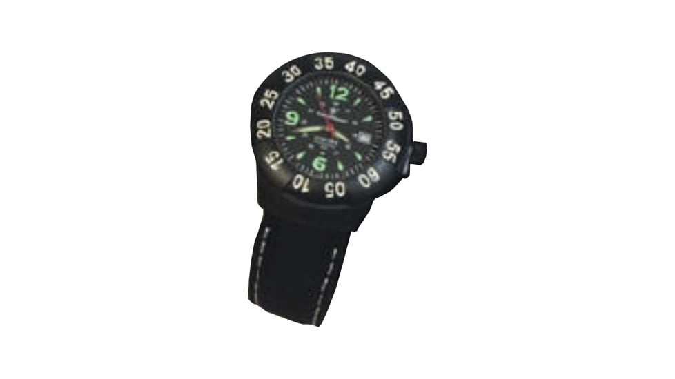 Smith &amp; Wesson S&amp;w Men's Extreme Ops Watch Black Rubber Wrist Strap