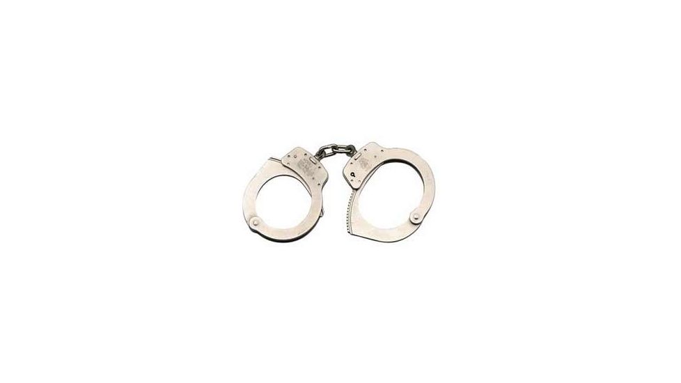Smith &amp; Wesson S&amp;W Model 1 Chain Nickel Handcuff 350132