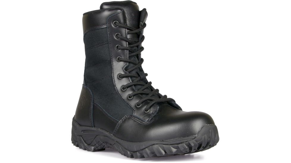 Smith &amp; Wesson SW8Z Puncture Resistant Zipper Tactical Boot, Black, 9.5R SW8Z-9.5R
