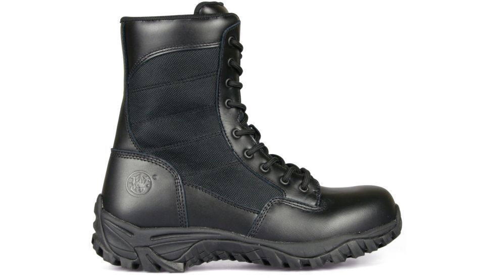 Smith &amp; Wesson SW8Z Puncture Resistant Zipper Tactical Boot, Black, 6R SW8Z-6R