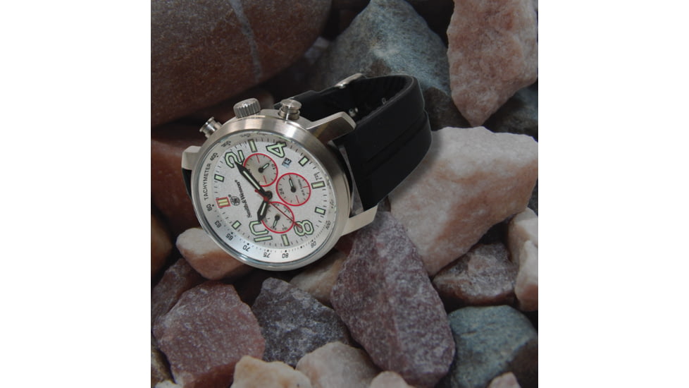Smith &amp; Wesson Tritium Chronograph Watch SWW1500GRY