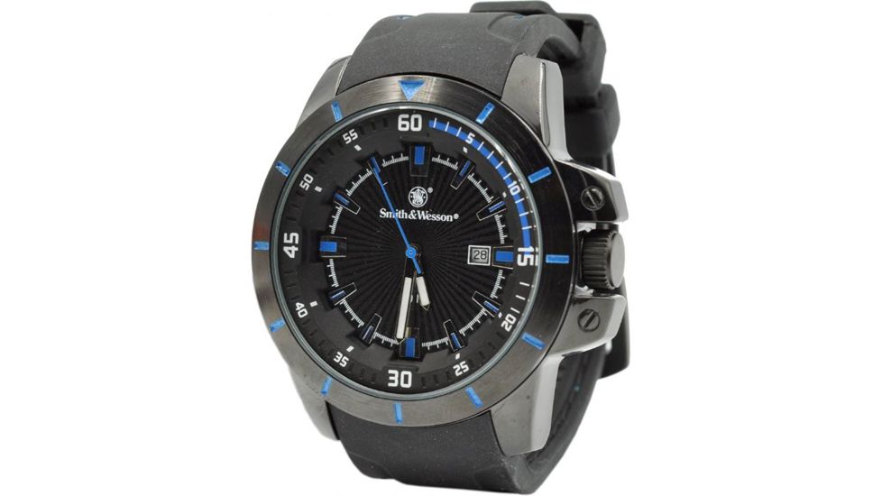 Smith &amp; Wesson Trooper Watch, Blue/Black SWW-397-BL