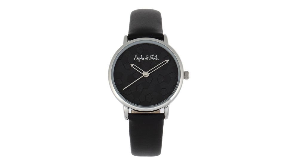 Sophie And Freda Sophie &amp; Freda Breckenridge Bracelet Watches - Women's, Silver/Black, One Size, SAFSF4704