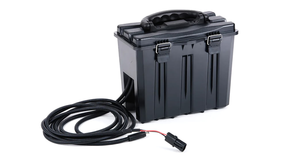 Spartan Camera Camera Battery Box, 12 Volt Battery, Black, SCBATBX12V1