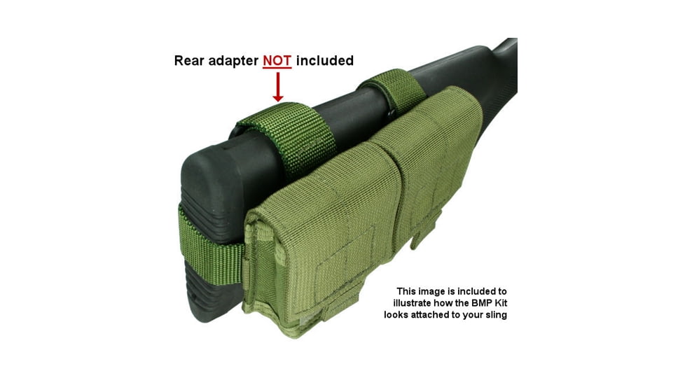 Specter Gear 2/10 Mini-14/30 Buttstock Magazine Pouch BMP Kit, Holds 2, 10 round Magazines, No Rear Adapter Provided, Black, 912 BLK