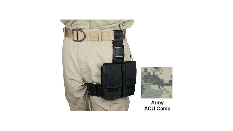 Specter Gear 7.62NATO 2 Mag Tactical Thigh Rig,Army ACU Camo 681 ACU