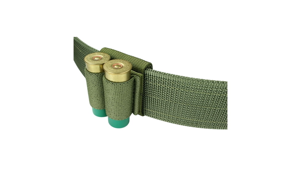 Specter Gear Belt Mounted Double Shotshell Carrier, Fits 2in Duty and Tactical Belts, OD Green, 888 OD