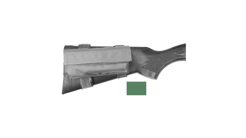 Specter Gear Buttstock 6 Shell Pouch, Benelli M1 &amp; M3 Standard/Full Stock w/Pistol Grip, OD Green 081-OD