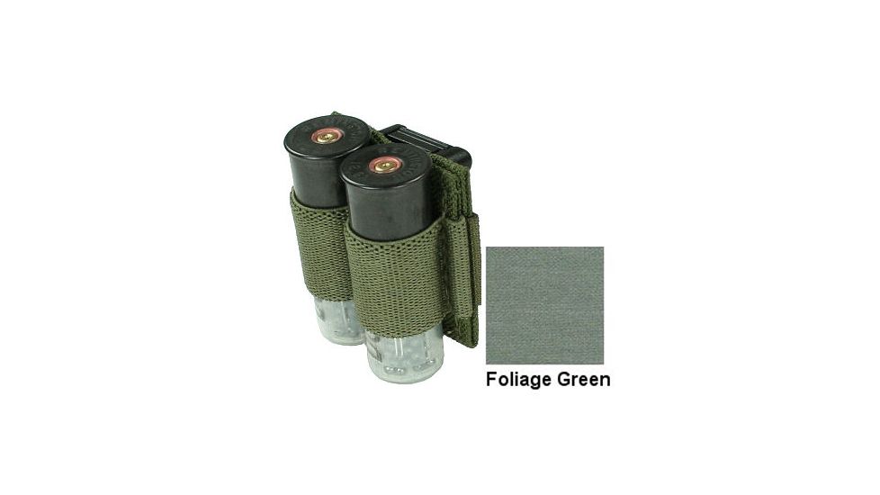 Specter Gear Modular Double 12ga.Shotgun Shell Carrier,Foliage Green 697 FG