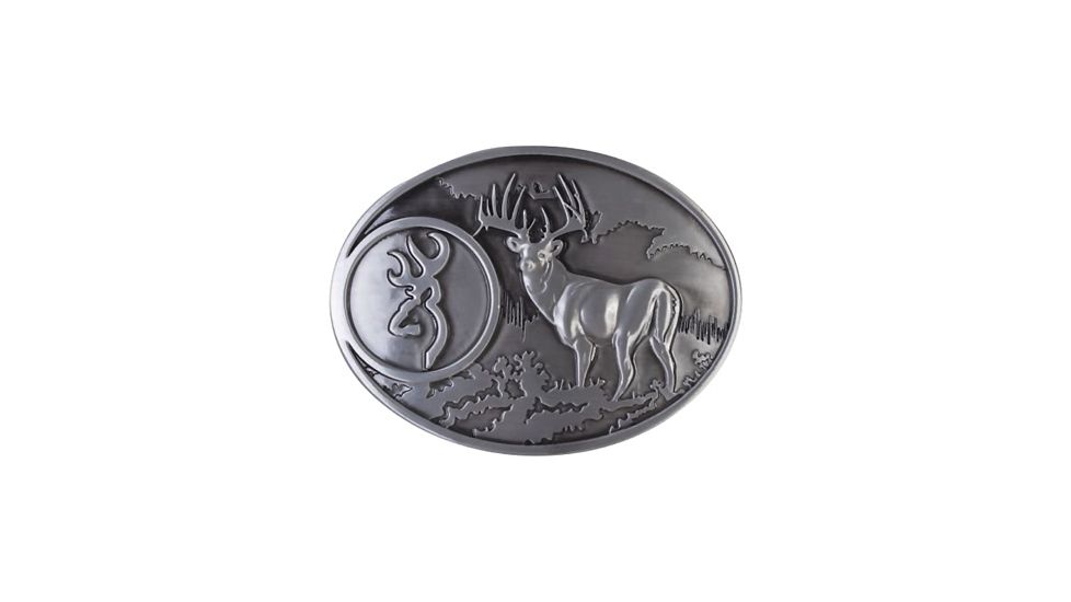 Spg International Spg Browning Belt Buckle Deer Scene W/buckmark Logo