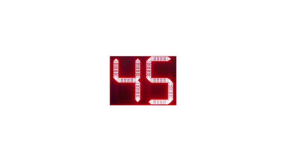 Sports Radar 18in two Digit Red LED Display, DL1811