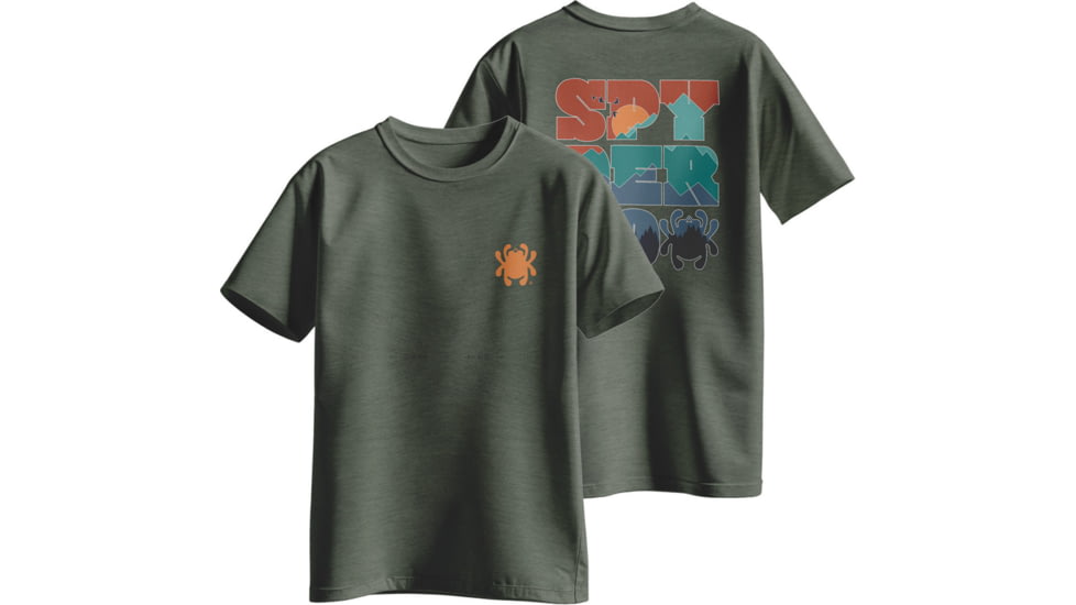 Spyderco T-Shirt - Men's, Heather Green, Large, TS06HGR_L