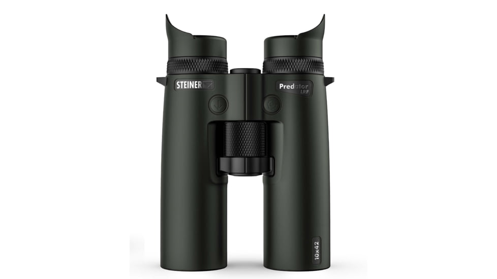 Steiner Predator LRF 10x42 Roof Prism Rangefinder Binocular, Black, 2057