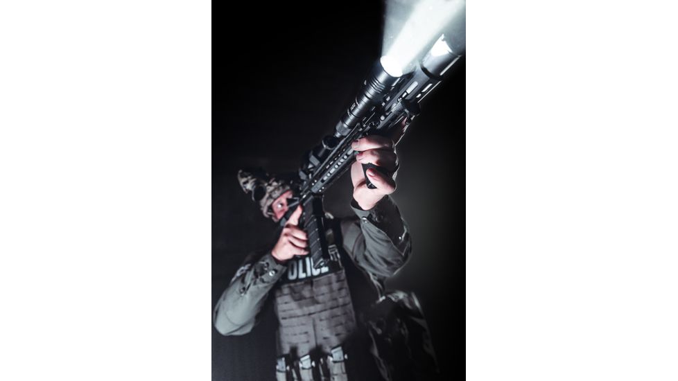 Streamlight ProTac Rail Mount HL-X LED Long Gun Light, 2 CR123A Lithium Batteries, White, 1000 Lumens, Black, 88066