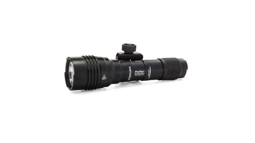 Streamlight ProTac Rail Mount HL-X LED Long Gun Light, 2 CR123A Lithium Batteries, White, 1000 Lumens, Black, 88066