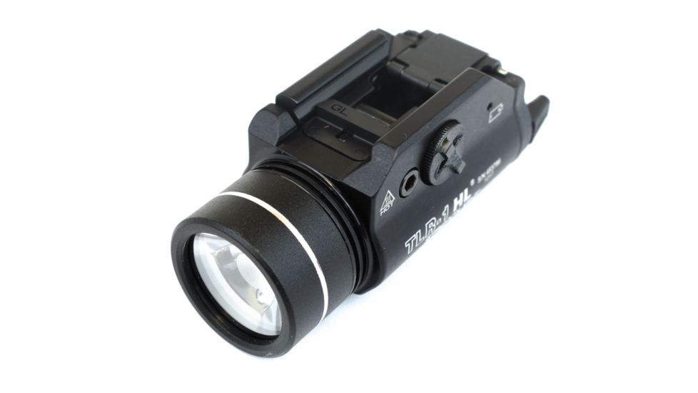 Streamlight TLR-1 HL LED Rail-Mounted Tactical Flashlight, 800 Lumens w/Lithium Batteries, Black, 69260