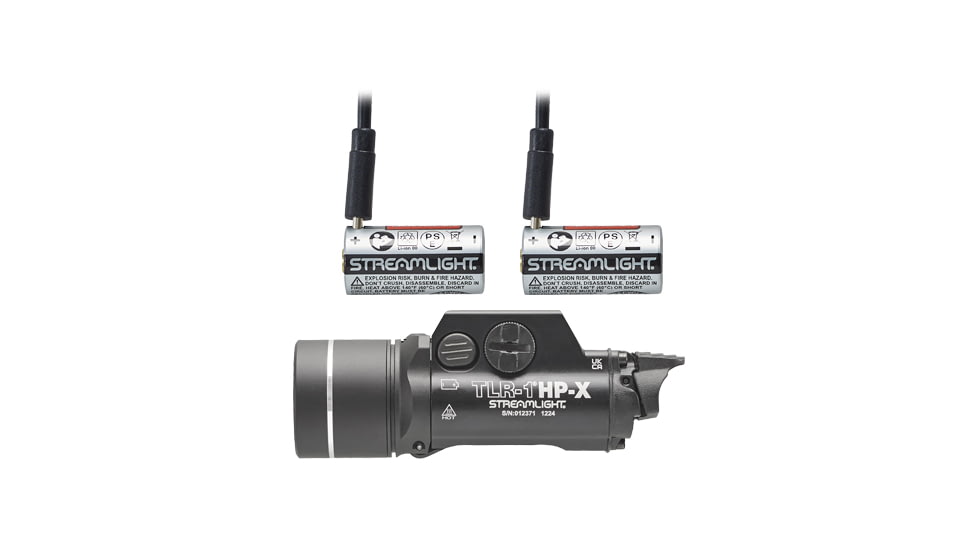 Streamlight TLR-1 HP-X 1300 Lumens Weapon Light, Lithium Ion, Black, 69168