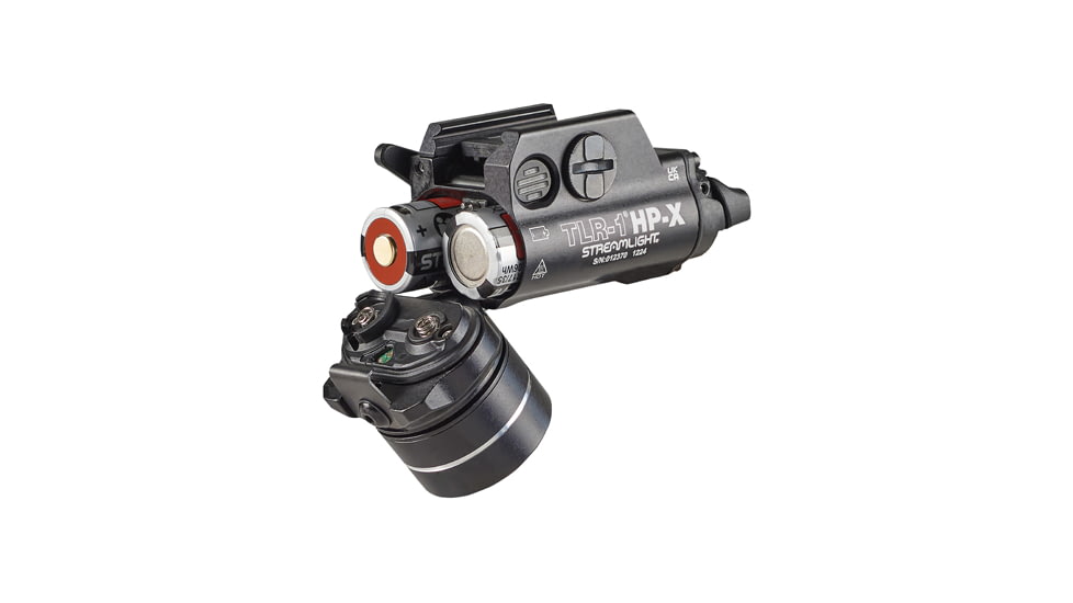Streamlight TLR-1 HP-X 1300 Lumens Weapon Light, Lithium Ion, Black, 69168