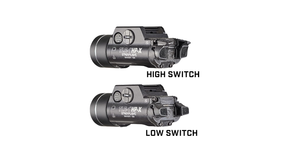 Streamlight TLR-1 HP-X 1300 Lumens Weapon Light, Lithium Ion, Black, 69168