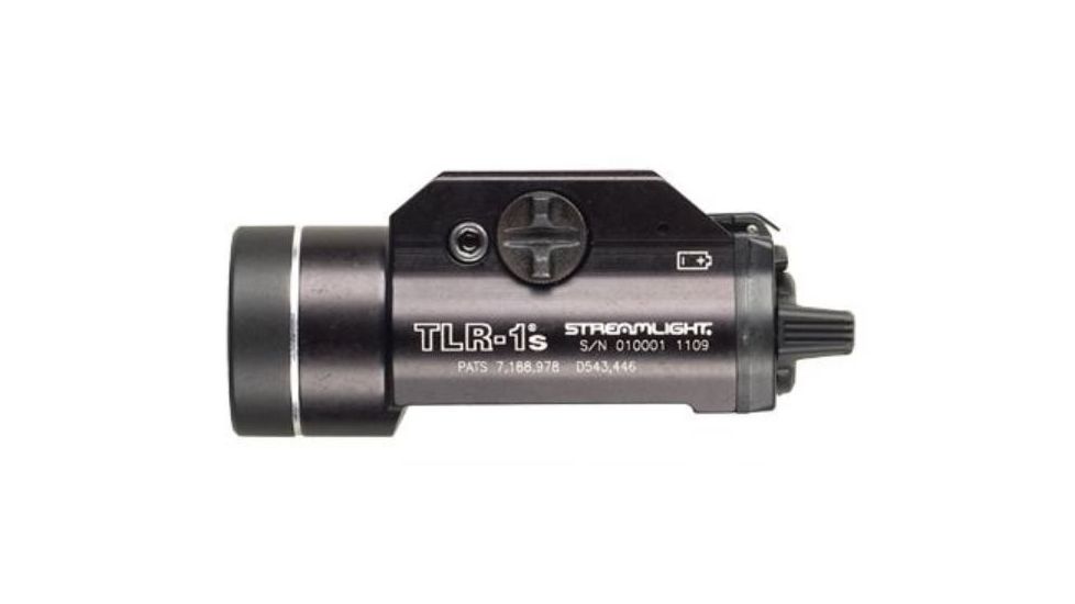 Streamlight TLR-1S With Strobe, CR123A Lithium, 300 Lumens, Black, 69211