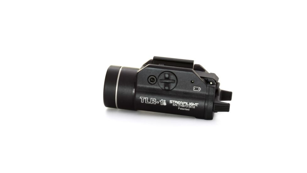 Streamlight TLR-1S With Strobe, CR123A Lithium, 300 Lumens, Black, 69211