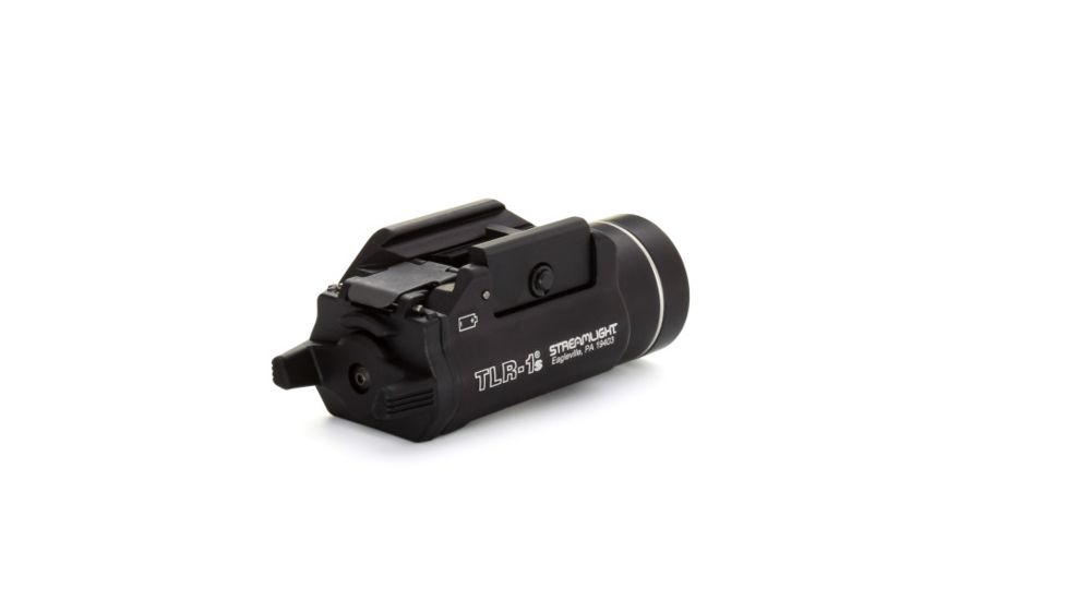 Streamlight TLR-1S With Strobe, CR123A Lithium, 300 Lumens, Black, 69211