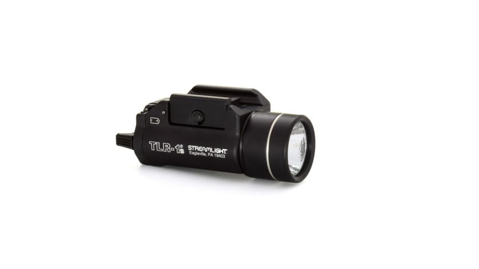 Streamlight TLR-1S With Strobe, CR123A Lithium, 300 Lumens, Black, 69211