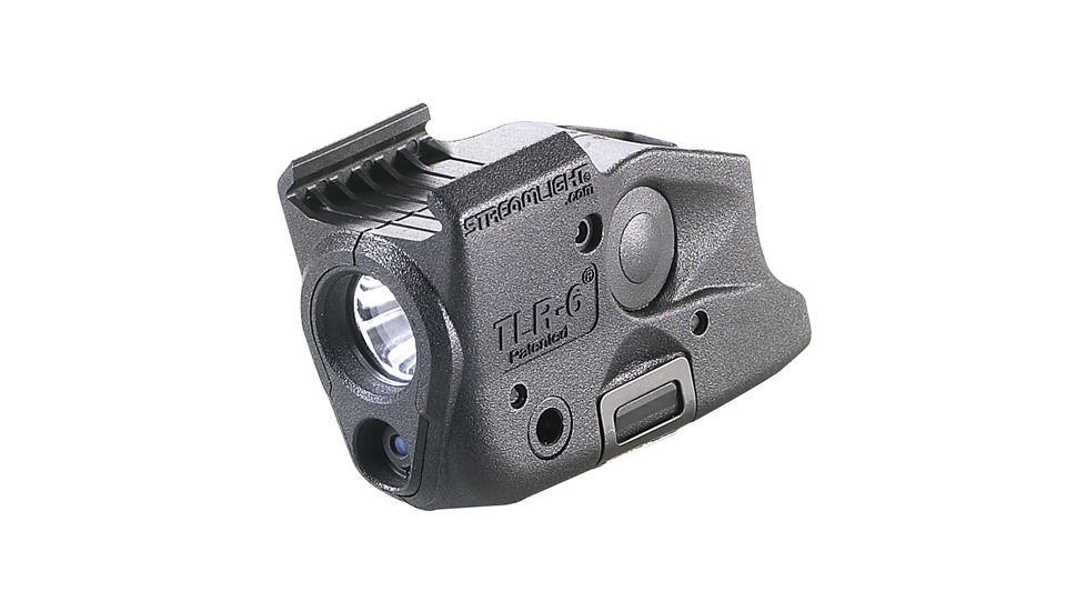 Streamlight TLR-6 RM Tactical Gun Light, CR1/3N, Glock, 100 Lumens, Black, 69294