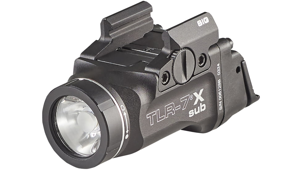 Streamlight TLR-7 X Sub Ultra-Compact LED Tactical Weapon Light, SIG Sauer P365/XL, Black, 69401