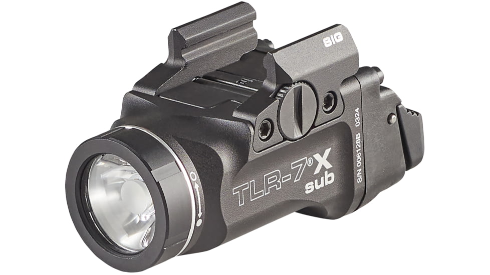 Streamlight TLR-7 X Sub Ultra-Compact LED Tactical Weapon Light, SIG Sauer P365/XL, Black, 69401