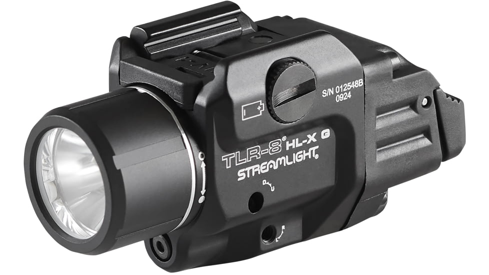 Streamlight TLR-8 HL-X G USB SL-B9 Rechargeable 1000 Lumens Weapon Light with High And Low Switches, USB-C Cord, Multi-Tool, Key Kit, Black, 69475