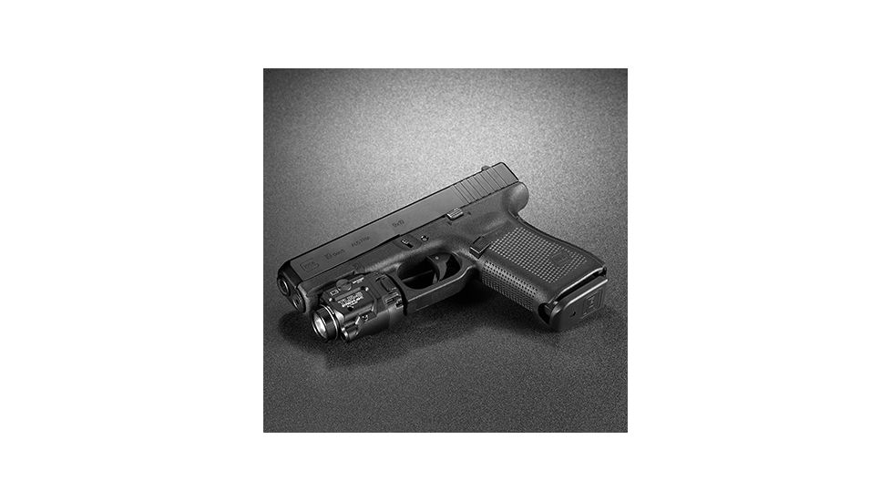 Streamlight TLR-8 Tactical Weapon Light w/Laser Sight, Rail Mounted, 500 Lumen LED, 640-660nm Red Laser, 1 x CR123A Battery, Black, 69410
