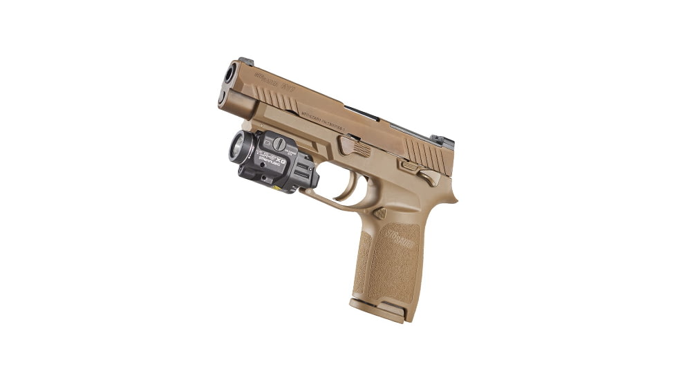 Streamlight TLR-8A A Weapon Light and Laser, Both High and Low Switch Mounted on TLR-8A, CR123A, Green Beam, 500 Lumens, Black, 69434