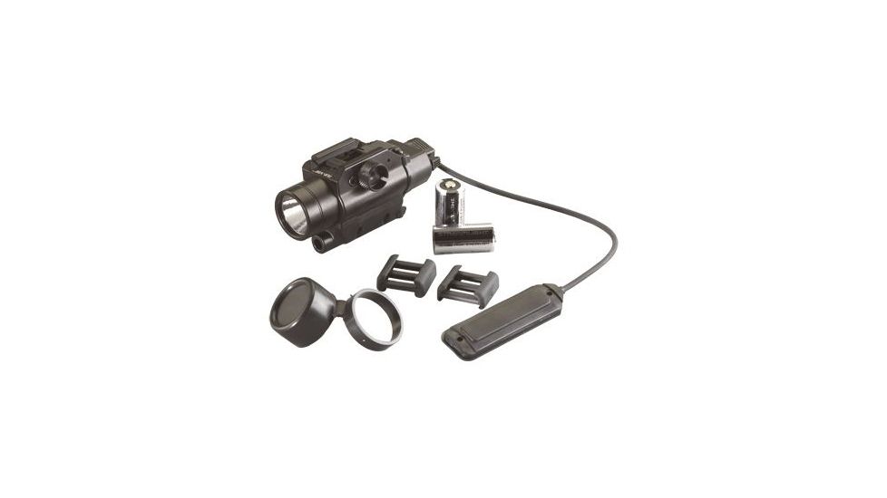 Streamlight TLR-VIR Pistol Visible LED w/ IR, Opaque Lens Cover,Rail Locating Keys and Lithium Batteries, Box 69187
