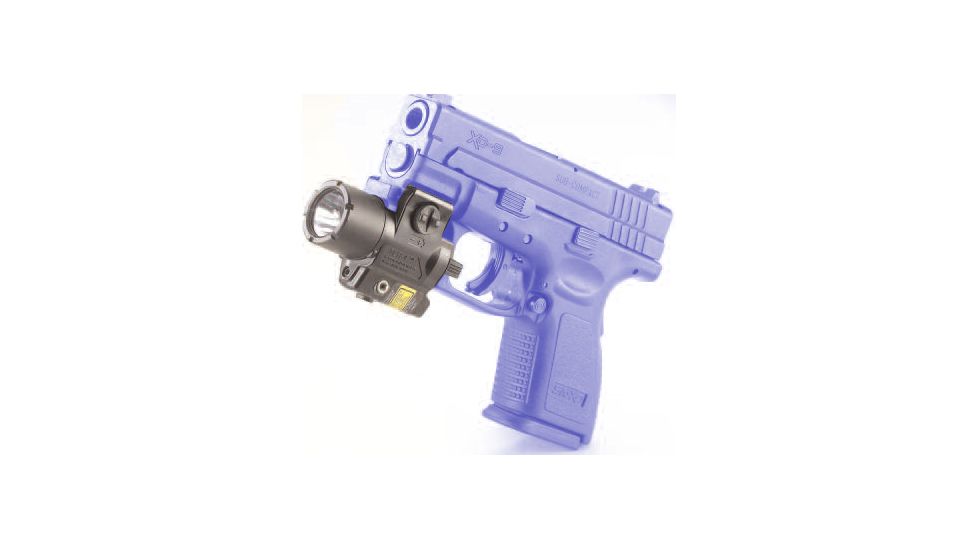 Streamlight TLR-4 Rail Mounted Laser Sight and Flashlight w/Rail Keys and Battery, CR2 Lithium, USP Compact Only, Red, 170 Lumens, Black, 69240