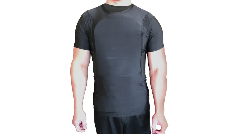 StreetWise Security Products Safe-T-Shirt - Men's, Large, Black, SWBPCHL