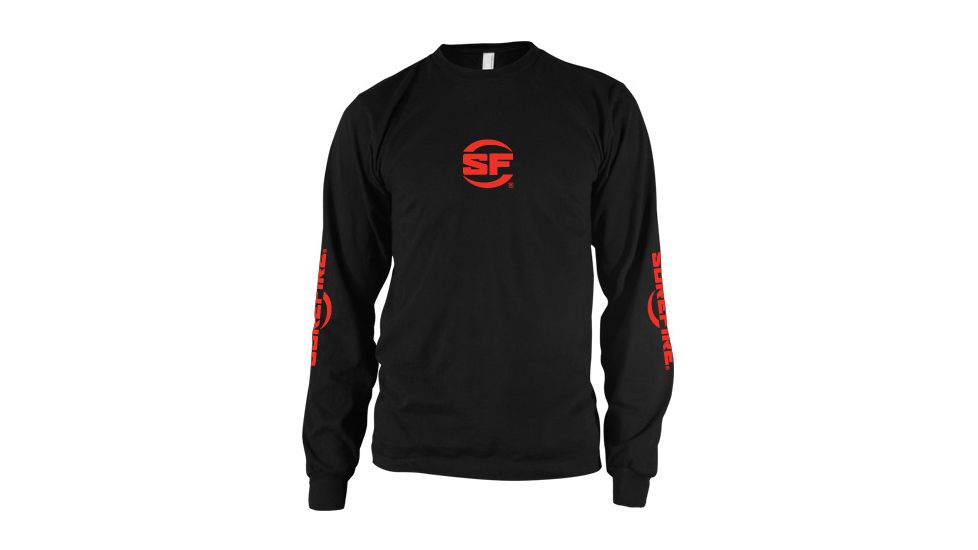 Surefire Long Sleeve Shirt, Black, Surefire, 2XL