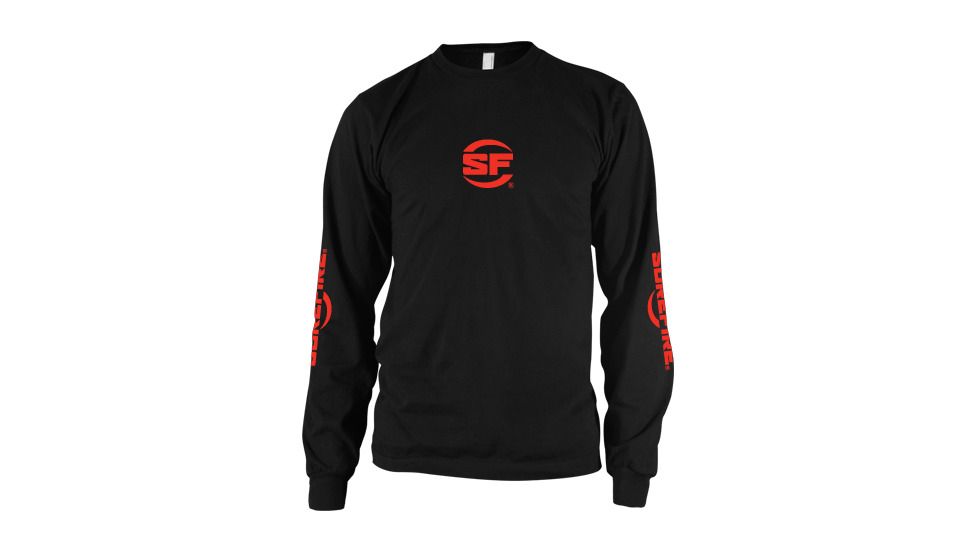 Surefire Long Sleeve Shirt, Black, Surefire, Small