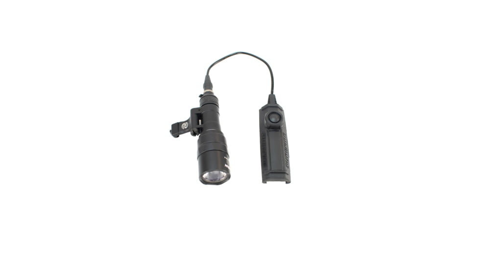 SureFire M340C Mini Scout Light Pro 1 x CR123A LED Compact Weapon Light, 500 Lumens, Swivel, Picatinny, w/ Z68 Click ON/OFF Tailcap, Anodized, Black, M340C-BK-PRO