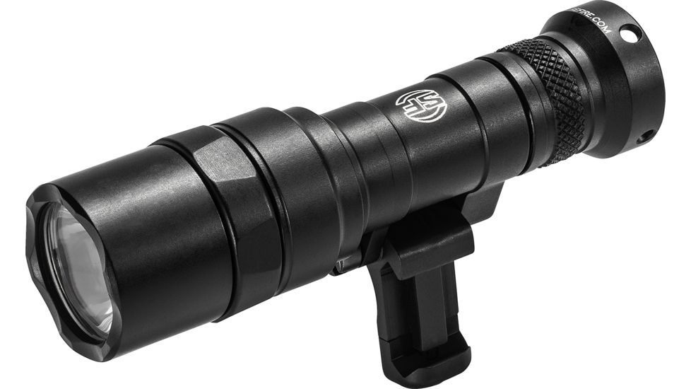 SureFire M340C Mini Scout Light Pro 1 x CR123A LED Compact Weapon Light, 500 Lumens, Swivel, Picatinny, w/ Z68 Click ON/OFF Tailcap, Anodized, Black, M340C-BK-PRO