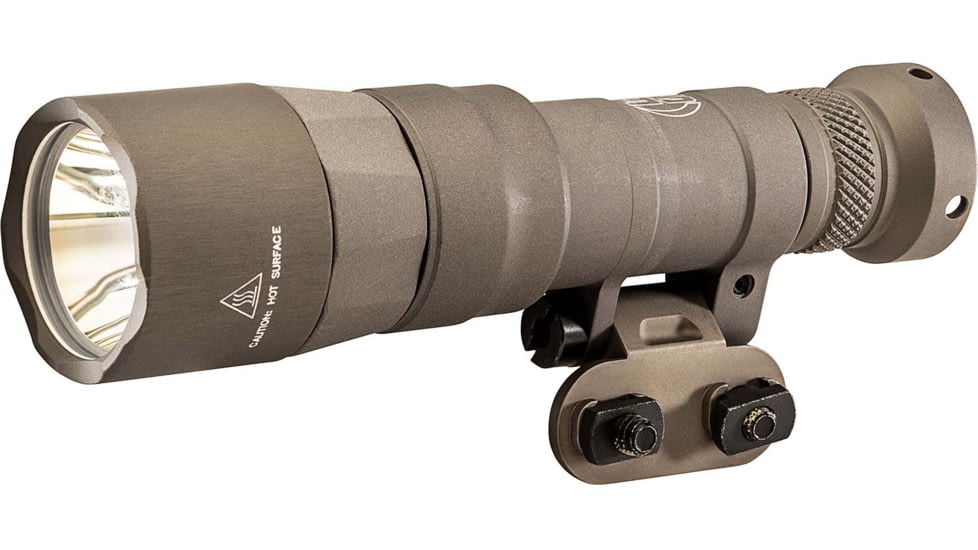 SureFire M340DFT-PRO Turbo Series 18350/123A High Candela 3-Volt Dual Fuel Scout Pro LED Weapon Light, 123A, 550 Lumens, Tan, M340DFT-TN-PRO