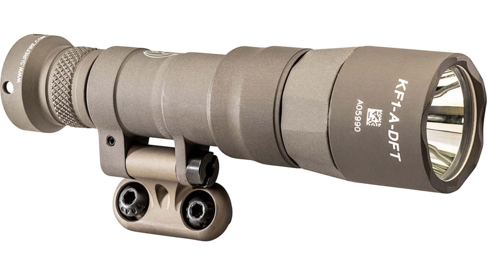 SureFire M340DFT-PRO Turbo Series 18350/123A High Candela 3-Volt Dual Fuel Scout Pro LED Weapon Light, 123A, 550 Lumens, Tan, M340DFT-TN-PRO
