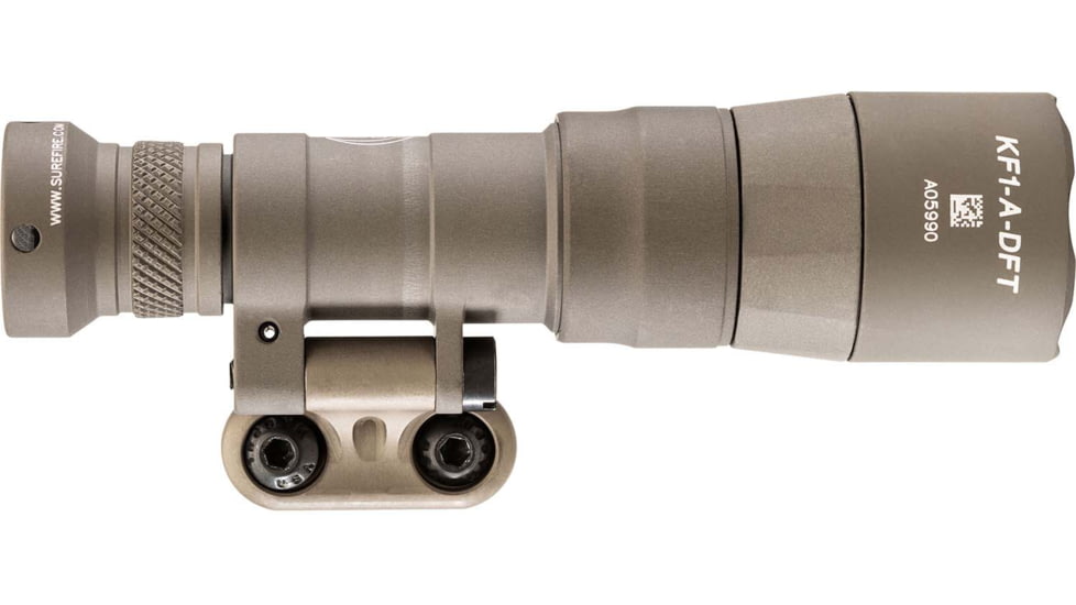 SureFire M340DFT-PRO Turbo Series 18350/123A High Candela 3-Volt Dual Fuel Scout Pro LED Weapon Light, 123A, 550 Lumens, Tan, M340DFT-TN-PRO