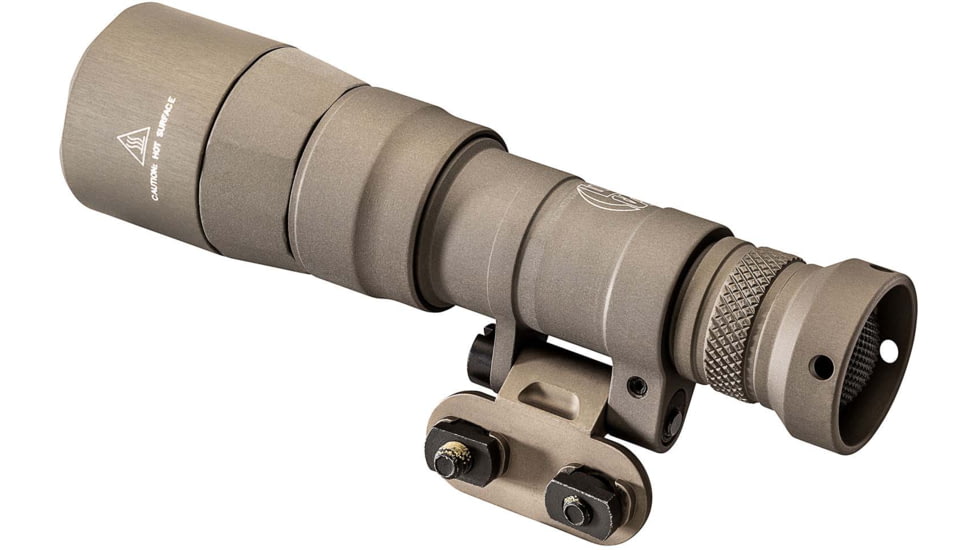 SureFire M340DFT-PRO Turbo Series 18350/123A High Candela 3-Volt Dual Fuel Scout Pro LED Weapon Light, 123A, 550 Lumens, Tan, M340DFT-TN-PRO